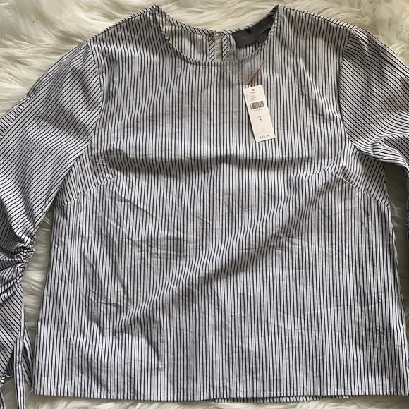 Anthropologie Sundays in Brooklyn Striped Blouse Size S - Picture 7 of 16